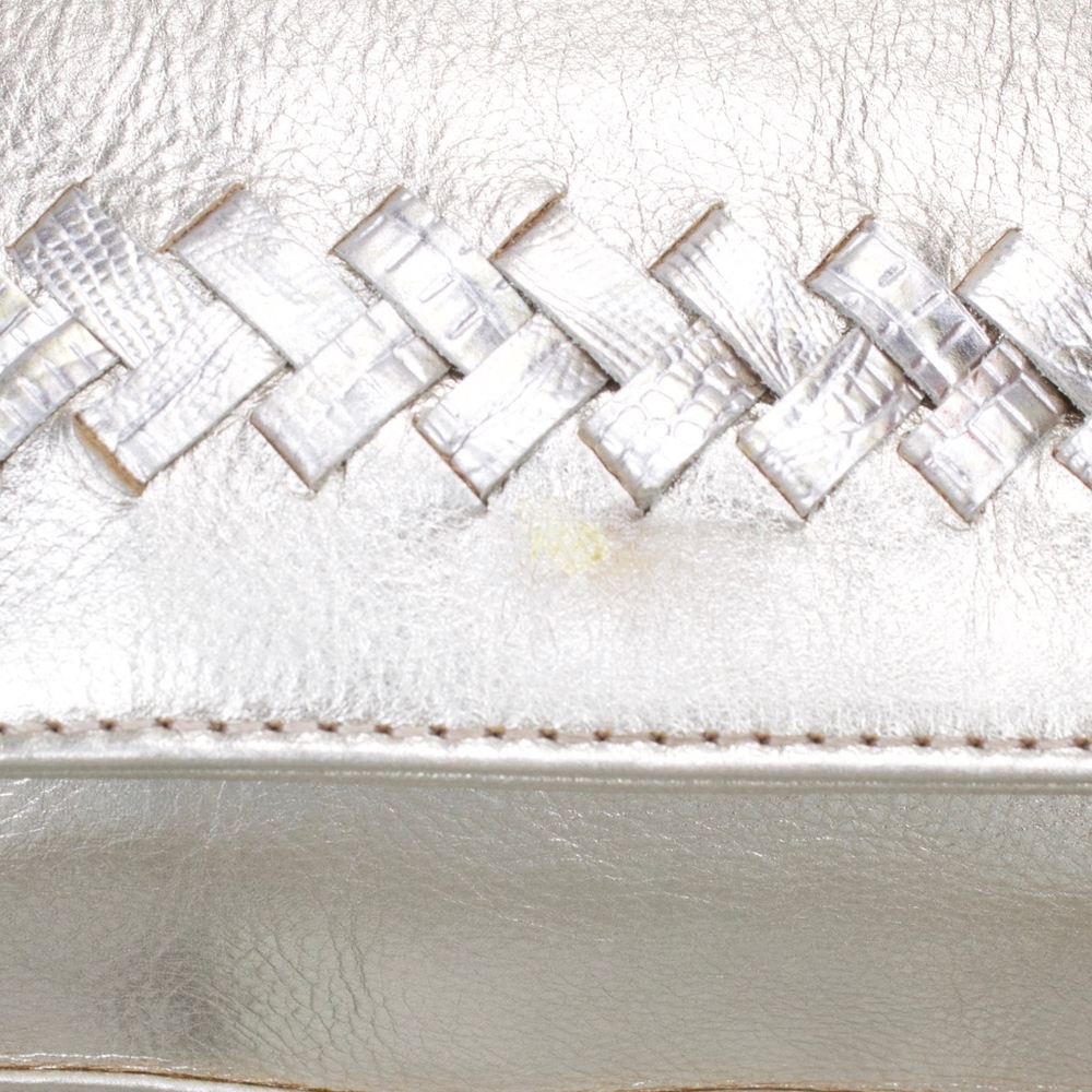 Antonio Melani Metallic Gold Leather Bag Purse - Picture 3 of 8